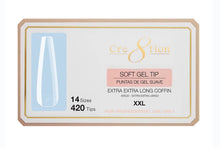 Load image into Gallery viewer, Cre8tion Soft Gel Tips "XXL Coffin"
