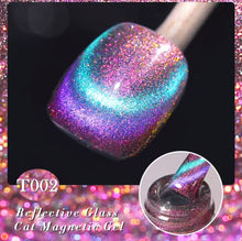 Load image into Gallery viewer, Born Pretty Reflective Glass Cat Magnetic Gel Singles