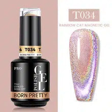 Load image into Gallery viewer, Born Pretty Reflective Glass Cat Magnetic Gel Singles