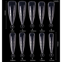 Load image into Gallery viewer, Gel Full Cover Tips 100 Ct