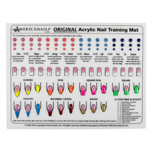 Load image into Gallery viewer, AMERICANAILS Silicone Nail Tech Training Mat
