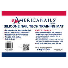 Load image into Gallery viewer, AMERICANAILS Silicone Nail Tech Training Mat