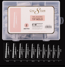 Load image into Gallery viewer, Cre8tion Nail Building Tip Molds - for poly gel
