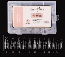 Load image into Gallery viewer, Cre8tion Nail Building Tip Molds - for poly gel

