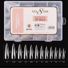 Load image into Gallery viewer, Cre8tion Nail Building Tip Molds - for poly gel
