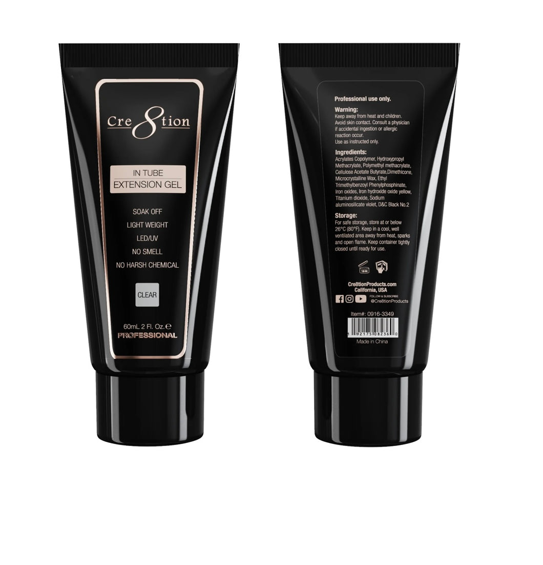 Cre8tions Extension Gel in Tube 2oz -Poly Gel