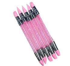 PInk Silicone Rhinestone Tools 5pcs Set