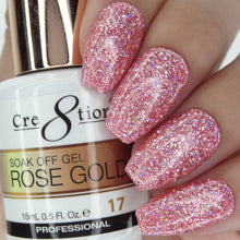 Load image into Gallery viewer, Cre8tion Rose Gold Soak Off Gel
