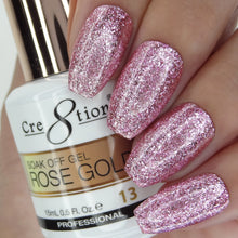 Load image into Gallery viewer, Cre8tion Rose Gold Soak Off Gel
