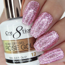 Load image into Gallery viewer, Cre8tion Rose Gold Soak Off Gel
