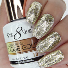 Load image into Gallery viewer, Cre8tion Rose Gold Soak Off Gel
