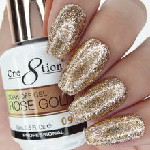 Load image into Gallery viewer, Cre8tion Rose Gold Soak Off Gel
