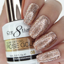 Load image into Gallery viewer, Cre8tion Rose Gold Soak Off Gel
