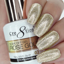 Load image into Gallery viewer, Cre8tion Rose Gold Soak Off Gel
