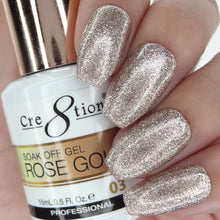 Load image into Gallery viewer, Cre8tion Rose Gold Soak Off Gel
