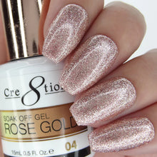 Load image into Gallery viewer, Cre8tion Rose Gold Soak Off Gel
