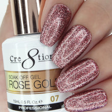 Load image into Gallery viewer, Cre8tion Rose Gold Soak Off Gel
