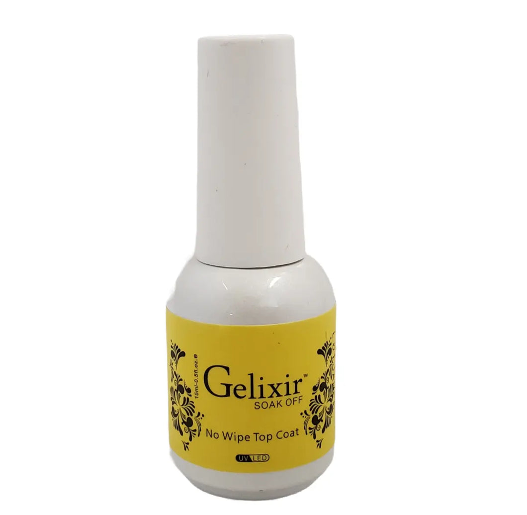 Gelixir Soak Off No Wipe Top Coat