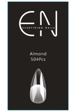 ENails Long Almond Soft Gel Tips