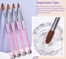 Load image into Gallery viewer, Nicole Diary 4PCS Acrylic Nail Brushes Set
