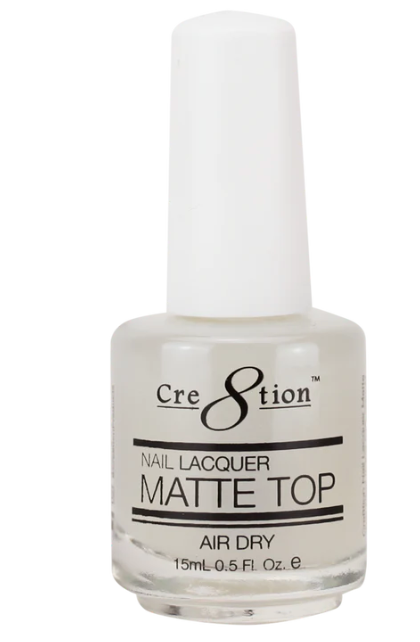 Cre8tion Lacquer Matte Top Coat 0.5oz