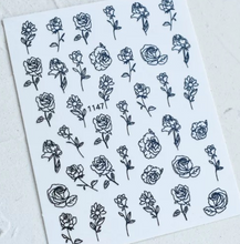 Load image into Gallery viewer, Rose Outline Stickers
