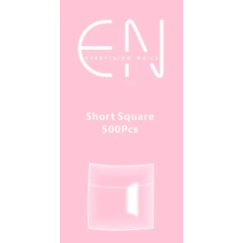 Short Square Pre-Shaped Nail Tips