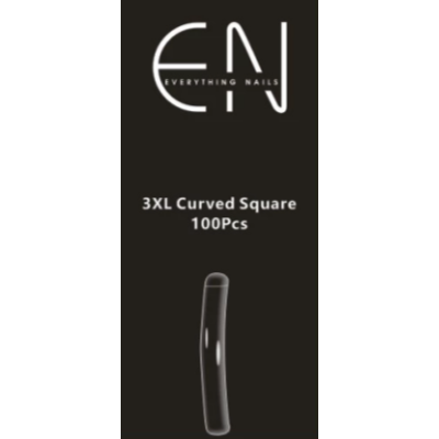 3XL Curved Square Pre-shaped Tips