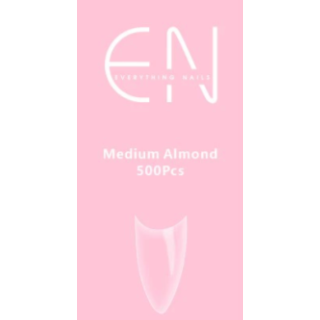 ENails Medium Almond Pre-shaped Tips