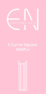 C Curve Square Pre-shaped Tips