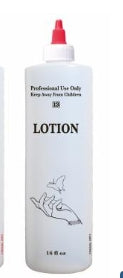 Labeled Lotion Bottle