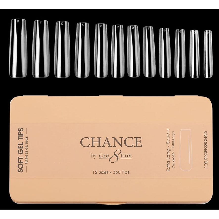 CHANCE XL Square Soft Gel Tips