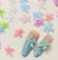 3D Flowers 50pcs Multi Colored Bags