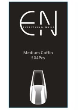 Medium Coffin Soft Gel Tips