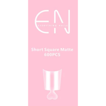 Load image into Gallery viewer, Matte Short Square Pre-Shaped Nail Tips
