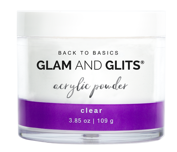 3.85oz Clear Acrylic Powder G&G