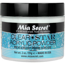 Load image into Gallery viewer, Mia Secret Clear Star Acrylic Powder 2oz.
