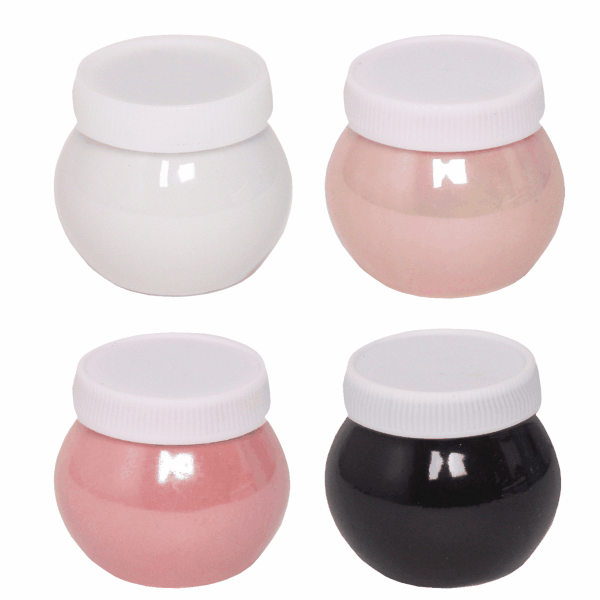 Porcelain Liquid Jar with Lid