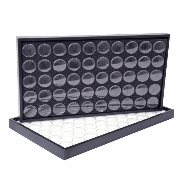 Empty 50-Slot Charm Tray (Black)