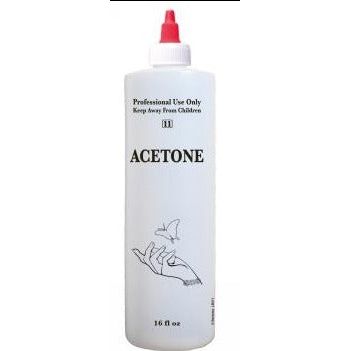 Labeled Acetone Bottle