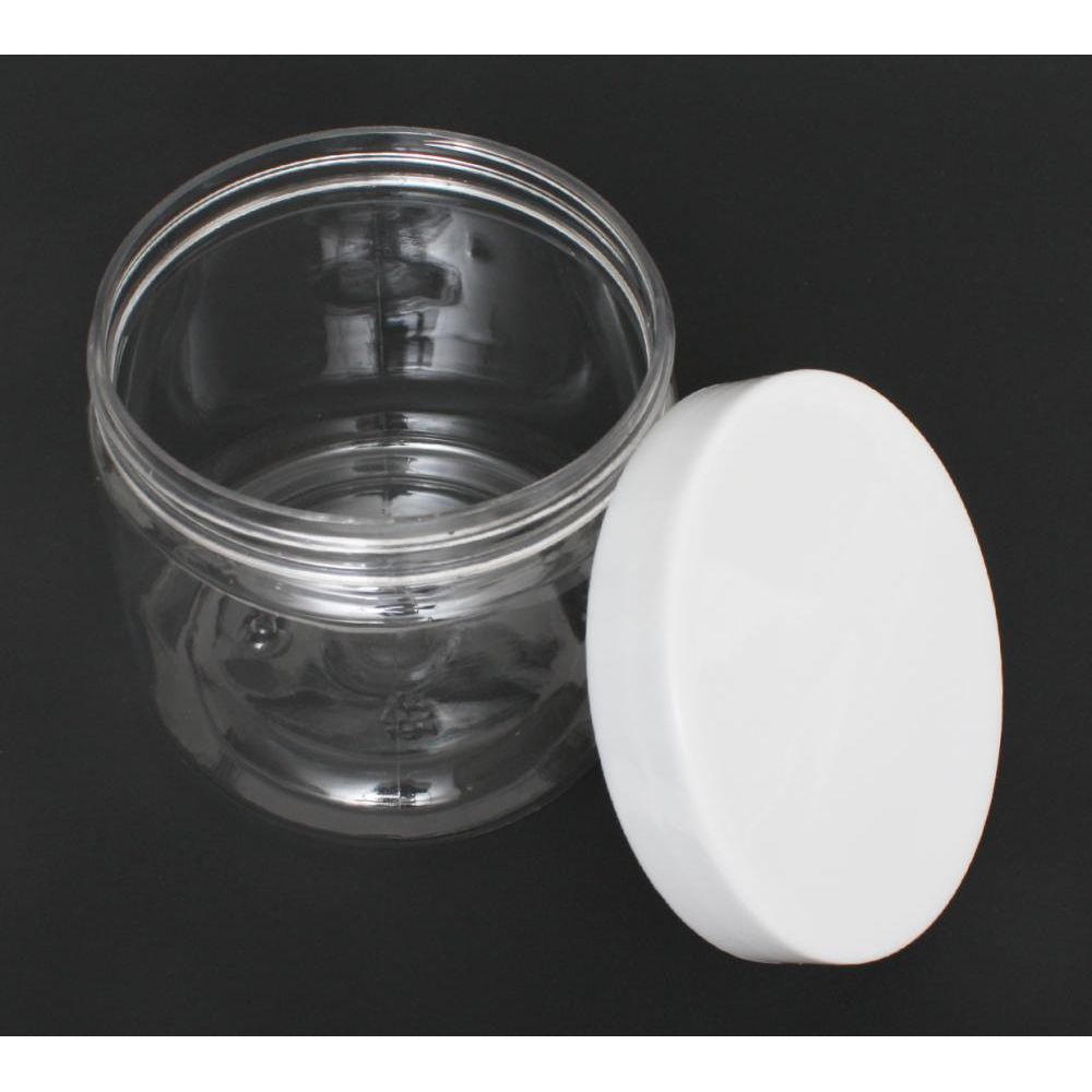 Round Empty LG Jar w/ Lid