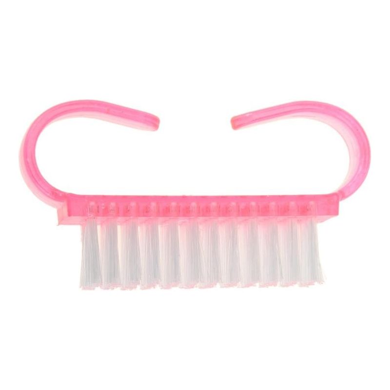 Mini Manicure Brush (Pink)